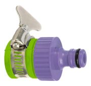 Адаптер пластмассовый, 3/4 с внешним хомутом Palisad