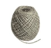 Шпагат джутовый, 1 мм, L 140 м, 2-ниточный, Россия Сибртех