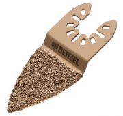 Насадка для МФИ шлифовальная двусторонняя дельта, узкая, HM, по плитке и дереву, 35 мм Denzel