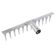 Грабли, нержавеющая сталь, 290 мм, 12 витых зубьев, без черенка, Россия, Сибртех