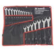 Набор ключей комбинированных 6-32 мм, 20 шт, CrV, полированный хром Matrix