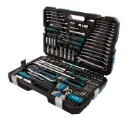 Набор инструментов 115 предметов, 120 зубьев, CrV, 1/4«, 1/2» Gross