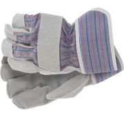 Перчатки спилковые комбинированные, размер XL, Сибртех