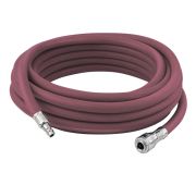 Шланг пневматический резиновый, 10x16мм, 24 бар, армированный, быстросъем, 20м// Stels