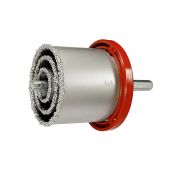 Набор коронок по керамической плитке, 33-53-67-73 мм, шестигранный хвостовик Matrix