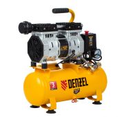 Компрессор DLS650/10 безмаслянный малошумный 650 Вт, 120 л/мин,ресивер 10 л// Denzel
