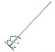 Миксер для красок и штукатурных смесей, 80 х 400 мм, оцинкованный, хвостовик SDS Plus// Denzel