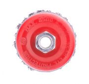 Щетка для УШМ Heavy Duty, 80 мм, М14, «чашка», крученая проволока 0.5 мм Matrix