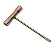 Ключ свечной 17*16 с отверткой прямой шлиц// Kronwerk