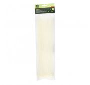 Хомуты пластиковые 370х3,6мм, белые, 100 шт.//Сибртех