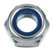 Гайка с нейлоновой вставкой М14 цинк DIN 985