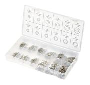 Набор шайб и гроверов, D шайб: 3, 4, 5, 6, 8, 10 мм; D гроверов: 3, 4, 5, 6, 8, 10 мм, 350 предметов