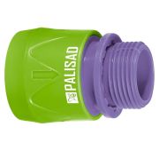 Соединитель пластмассовый, быстросъемный, внешняя резьба 3/4 Palisad