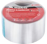 Лента клейкая алюминиевая, 50 мм х 10 м // Matrix