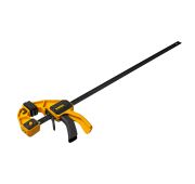 Струбцина F-образная, быстрозажимная, 600 х 80 мм, усиленный нейлоновый корпус // Denzel