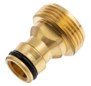 Адаптер латунный, 3/4, внешняя резьба Palisad
