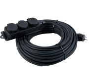Удлинитель силовой КГ морозостойкий 20 м 2*2,5 3 розетки б/з