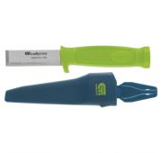 Нож, 9 мм, выдвижное лезвие, металлическая направляющая, эргономичная двухкомпонентная рукоятка Matrix