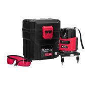 Лазерный уровень CRX-30R, 30 м, красный луч, батарейки, резьба 5/8