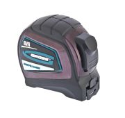 Рулетка «Doppelhaken», 8 м x 25 мм, двухсторонний зацеп, Нейлон, двусторонняя шкала, автоматическая