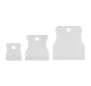 Набор шпателей 40-60-80 мм, белая резина, 3 шт. Россия// Sparta