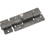 Засов дверной ЗД-06 квадратный антик серебро Киров Секрет/20