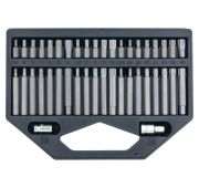 Набор бит HEX, Torx , SPLine, хвостовик-шестигранник 1/2, CrV, 42 шт. Stels