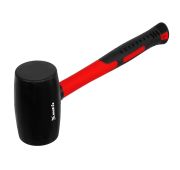 Киянка резиновая, 680 г, черная резина, фибергласовая ручка//MATRIX