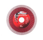 Диск алмазный, отрезной Turbo Extra, 125 х 22.2 мм, сухая резка Matrix Professional