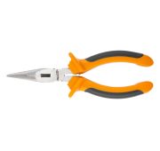 Длинногубцы прямые Comfort, 180 мм, шлифованные, двухкомпонентные рукоятки Sparta