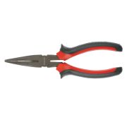 Длинногубцы Black Nickel, 180 мм, прямые, двухкомпонентные рукоятки// MATRIX