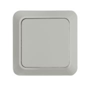 Выключатель одноклавишный BOLLETO белый накладной 7021 IN HOME