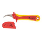 Диэлектрический нож до 1000 В с серповидной рабочей кромкой полотна Сибртех 78804 будет полезен при