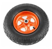 Колесо пневматическое «Звезда» 4.80/4.00-8 D380 мм, внутренний диаметр подшипника 12 мм, длина оси 8