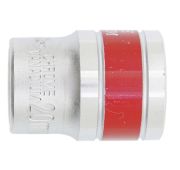 Головка торцевая, 20 мм, шестигранная, CrV, под квадрат 1/2, хромированная Matrix