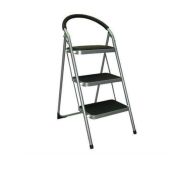 Стремянка металлическая, 3 широкие ступени