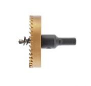 Коронка по металлу HSS, 68 мм, нитридтитановое покрытие Denzel