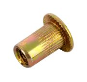 Заклепки резьбовые, стальные, оцинкованные, М3, пластиковый кейс, 200 шт.// Denzel