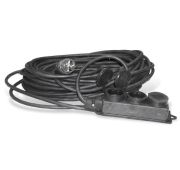 Переноска 30м (Кабель КГхл 2*1,5, розетка 3-местная с защитыми крышками, вилка прямая)