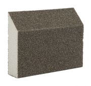 Губка для шлифования Matrix 75730 P 100, 120 x 90 x 25 мм, трапеция, используется для ручной обработ