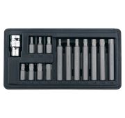 Набор бит Torx , хвостовик-шестигранник, 10 мм, CrV, 15 предметов Stels