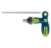 Отвертка реверсивная Т-образная комбинированная PH2/SL6, CrV Сибртех