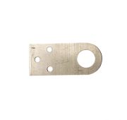 Проушина прямая, 2,0 мм, 90х40 мм, цинк// СИБРТЕХ//Россия