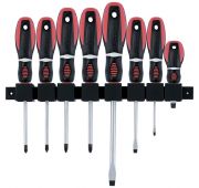 Набор отверток «Era», 8 шт, CrV, трехкомпонентная рукоятка Matrix