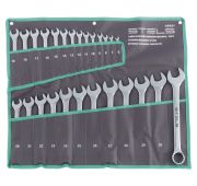 Набор ключей комбинированных 6-32 мм, 26 шт, CrV, матовый хром Stels