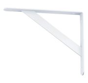 Кронштейн усиленный, 250 х 200 х 30 х 4 мм, белый Сибртех