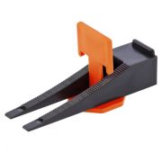 Система выравнивания плитки (СВП), комплект: зажимы, клинья (50/50 шт), упаковка ведро Сибртех