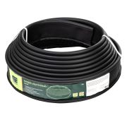 Бордюр «Лента», 10 х 1000 см, полиэтиленовый, черный, Россия, Сибртех