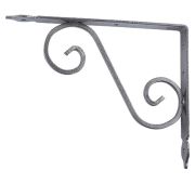 Кронштейн декоративный 240х290х30х3,5 мм, темно-серый