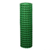 Решетка заборная в рулоне, 1 х 20 м, ячейка 50 х 50 мм, пластиковая, зеленая, Россия Садовая решётка